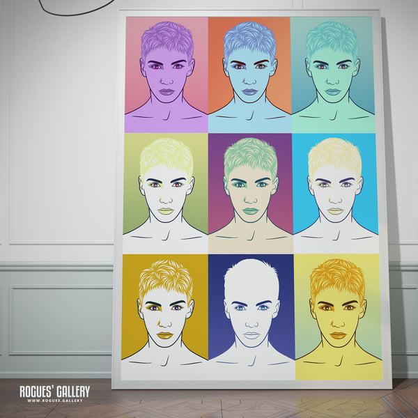80s Retro Project: Eurythmics: Annie Lennox - A3, A2, A1 or A0 Pop Art Prints
