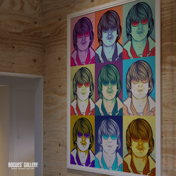 80s Retro Project: Talk Talk: Mark Hollis - A3, A2, A1 or A0 Pop Art Prints