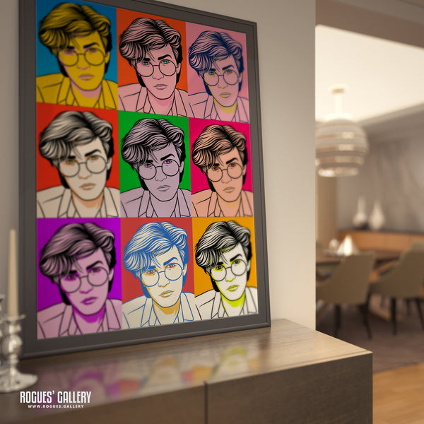 80s Retro Project: Japan: David Sylvian - A3, A2, A1 or A0 Pop Art Prints