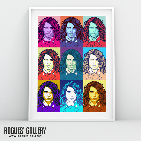 80s Retro Project: INXS: Michael Hutchence - A3, A2, A1 or A0 Pop Art Prints