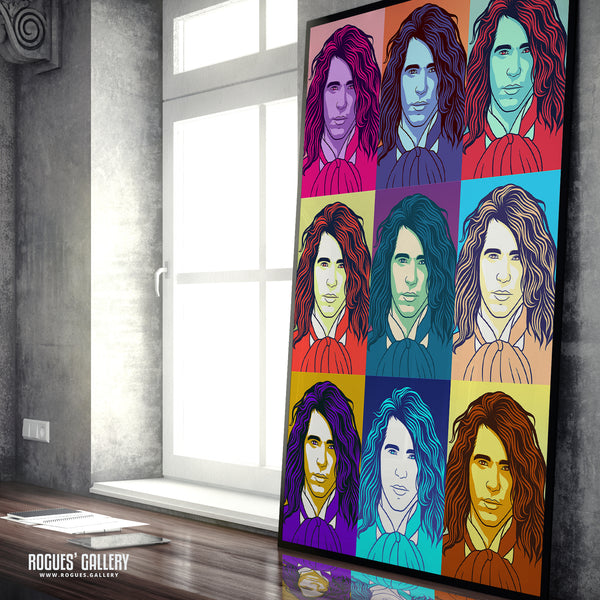 80s Retro Project: INXS: Michael Hutchence - A3, A2, A1 or A0 Pop Art Prints