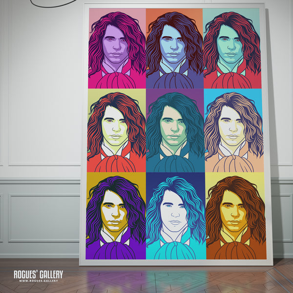 80s Retro Project: INXS: Michael Hutchence - A3, A2, A1 or A0 Pop Art Prints