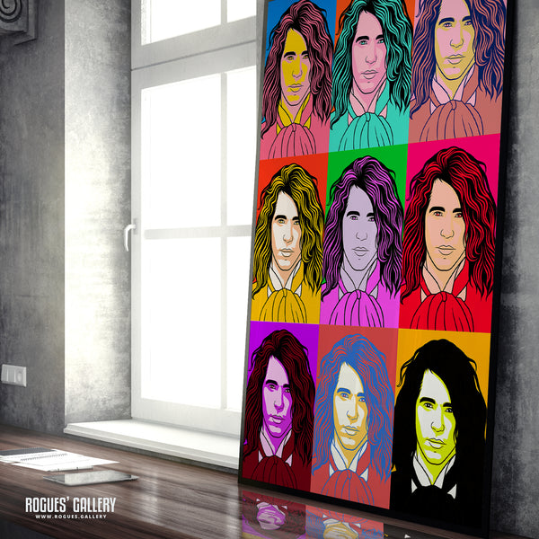 80s Retro Project: INXS: Michael Hutchence - A3, A2, A1 or A0 Pop Art Prints