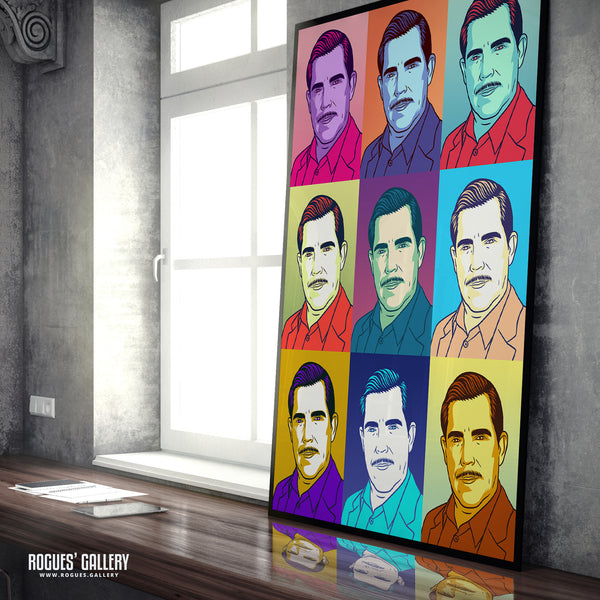 80s Retro Project: Yello: Boris Blank - A3, A2, A1 or A0 Pop Art Prints