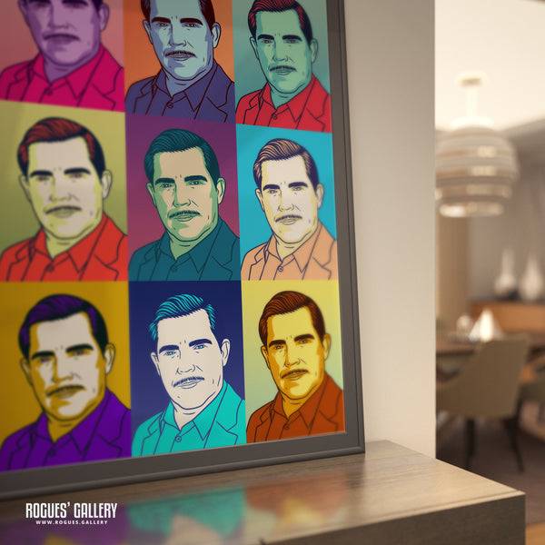 80s Retro Project: Yello: Boris Blank - A3, A2, A1 or A0 Pop Art Prints