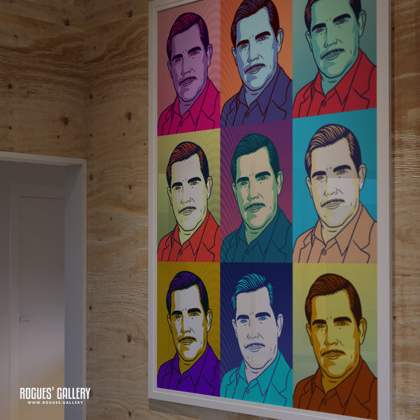 80s Retro Project: Yello: Boris Blank - A3, A2, A1 or A0 Pop Art Prints