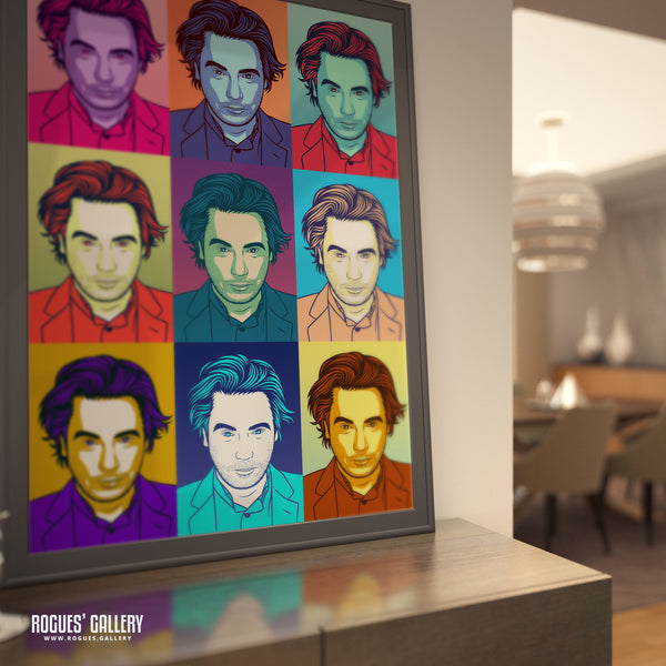 80s Retro Project: Jean-Michel Jarre - A3, A2, A1 or A0 Pop Art Prints