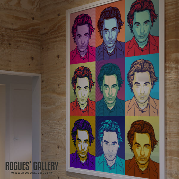 80s Retro Project: Jean-Michel Jarre - A3, A2, A1 or A0 Pop Art Prints