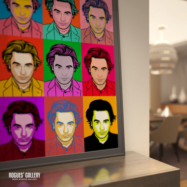 80s Retro Project: Jean-Michel Jarre - A3, A2, A1 or A0 Pop Art Prints