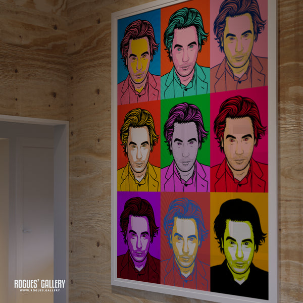 80s Retro Project: Jean-Michel Jarre - A3, A2, A1 or A0 Pop Art Prints