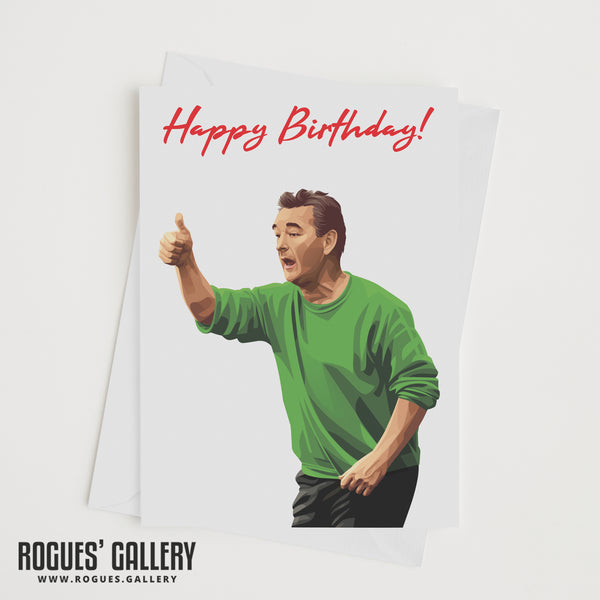 Brian Clough Thumbs Up  - Nottingham Forest Birthday & Thank You Cards