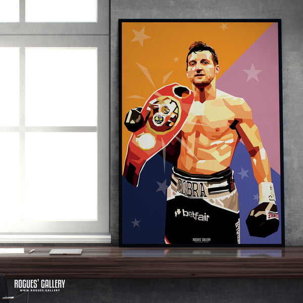 Nottingham's Finest Project: Carl Froch - A3, A2, A1 or A0 Pop Art Prints