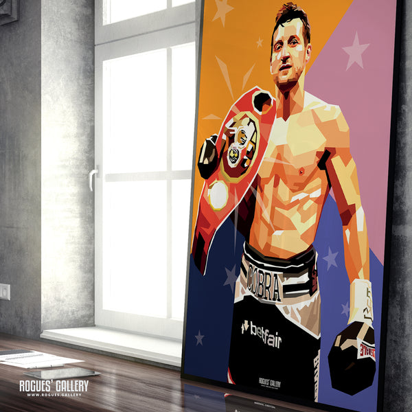 Nottingham's Finest Project: Carl Froch - A3, A2, A1 or A0 Pop Art Prints