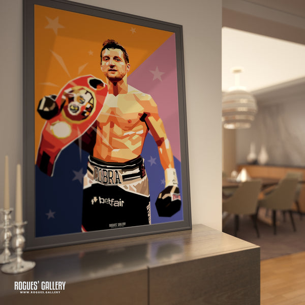 Nottingham's Finest Project: Carl Froch - A3, A2, A1 or A0 Pop Art Prints