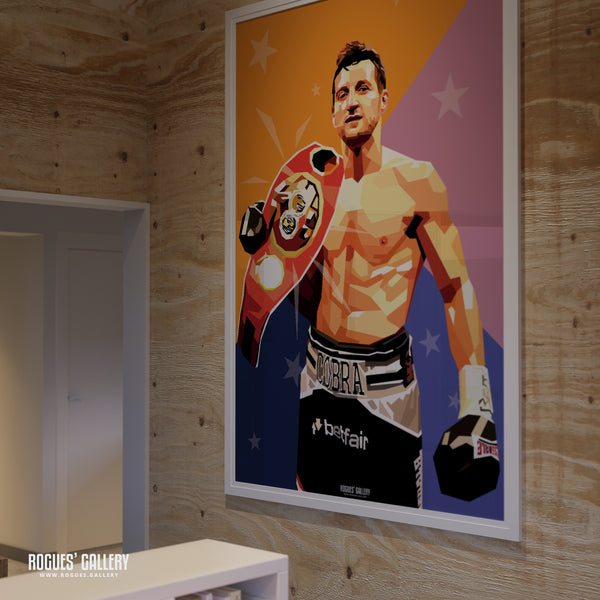 Nottingham's Finest Project: Carl Froch - A3, A2, A1 or A0 Pop Art Prints