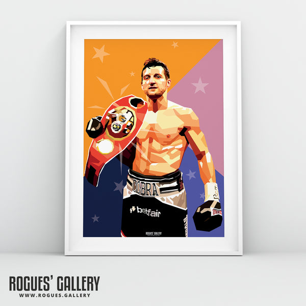 Nottingham's Finest Project: Carl Froch - A3, A2, A1 or A0 Pop Art Prints