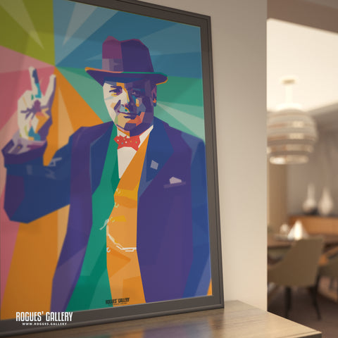Winston Churchill: V For Victory - Politics Series A3, A2, A1 or A0 Pop Art Print