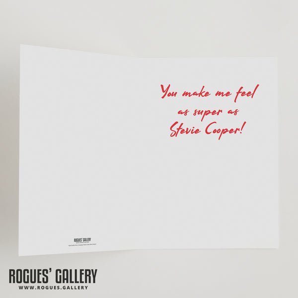 Steve Cooper 'Super as Cooper' Valentine's Day Card  - Nottingham Forest Cards