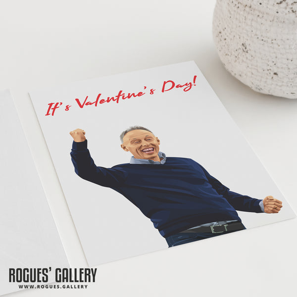 Steve Cooper Valentine's Day Fist Pump  - Nottingham Forest Cards