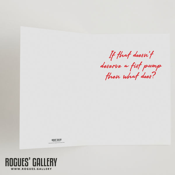 Steve Cooper Valentine's Day Fist Pump  - Nottingham Forest Cards