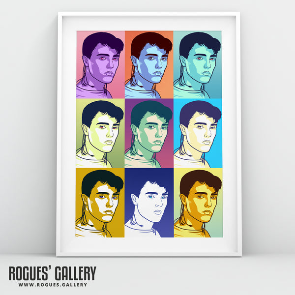 80s Retro Project: Curt Smith of Tears For Fears - A3, A2, A1 or A0 Pop Art Prints