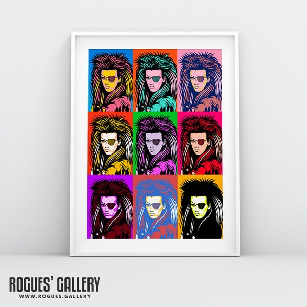 80s Retro Project: Pete Burns of Dead Or Alive - A3, A2, A1 or A0 Pop Art Prints