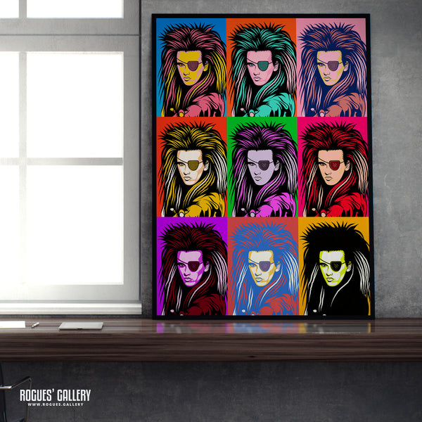 80s Retro Project: Pete Burns of Dead Or Alive - A3, A2, A1 or A0 Pop Art Prints