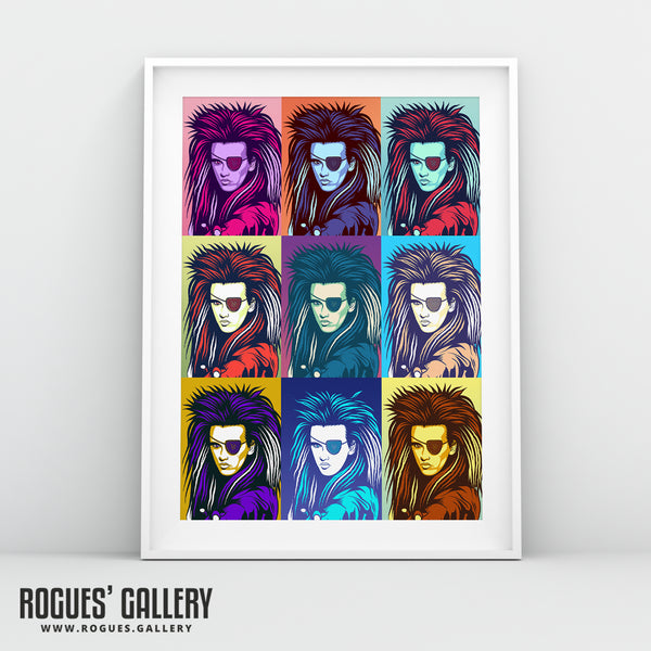 80s Retro Project: Pete Burns of Dead Or Alive - A3, A2, A1 or A0 Pop Art Prints