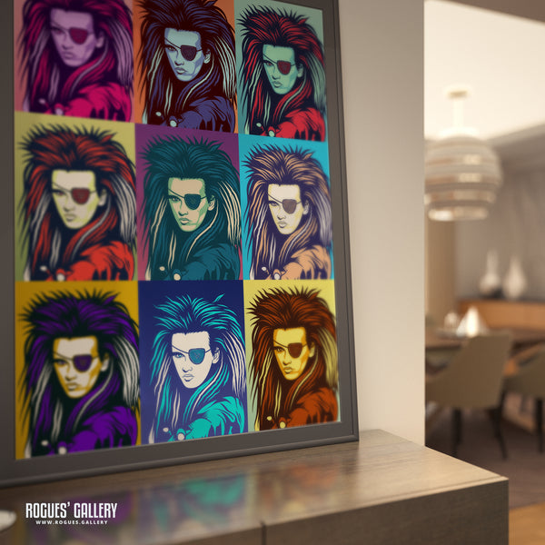 80s Retro Project: Pete Burns of Dead Or Alive - A3, A2, A1 or A0 Pop Art Prints