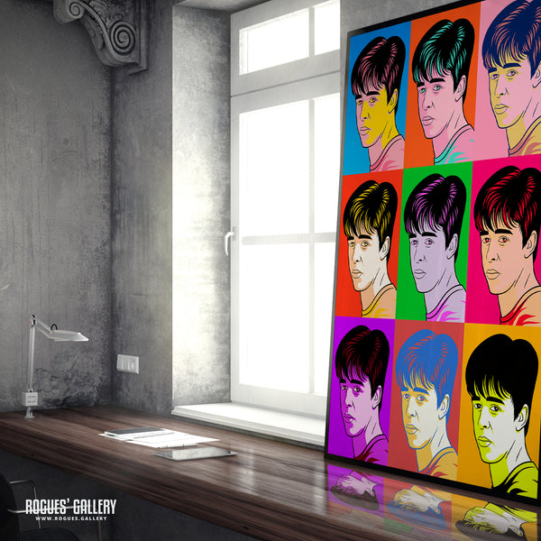 80s Retro Project: Roland Orzabal of Tears For Fears - A3, A2, A1 or A0 Pop Art Prints