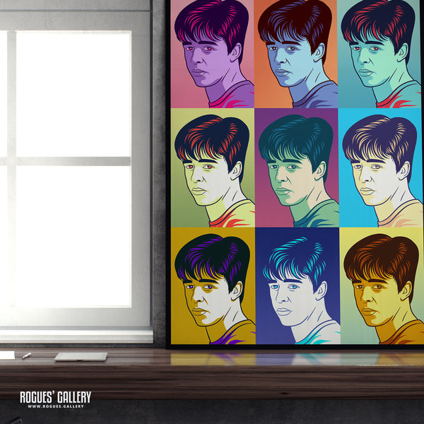 80s Retro Project: Roland Orzabal of Tears For Fears - A3, A2, A1 or A0 Pop Art Prints