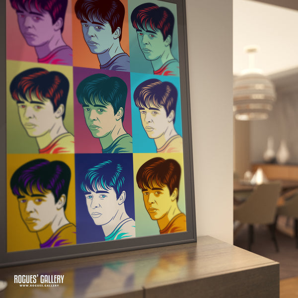 80s Retro Project: Roland Orzabal of Tears For Fears - A3, A2, A1 or A0 Pop Art Prints