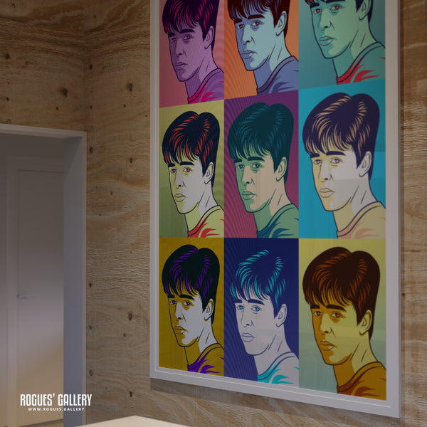 80s Retro Project: Roland Orzabal of Tears For Fears - A3, A2, A1 or A0 Pop Art Prints