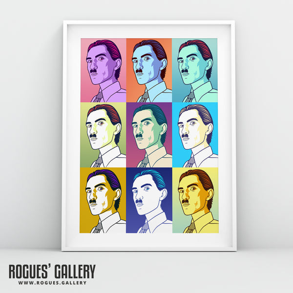80s Retro Project: Ron Mael of Sparks - A3, A2, A1 or A0 Pop Art Prints