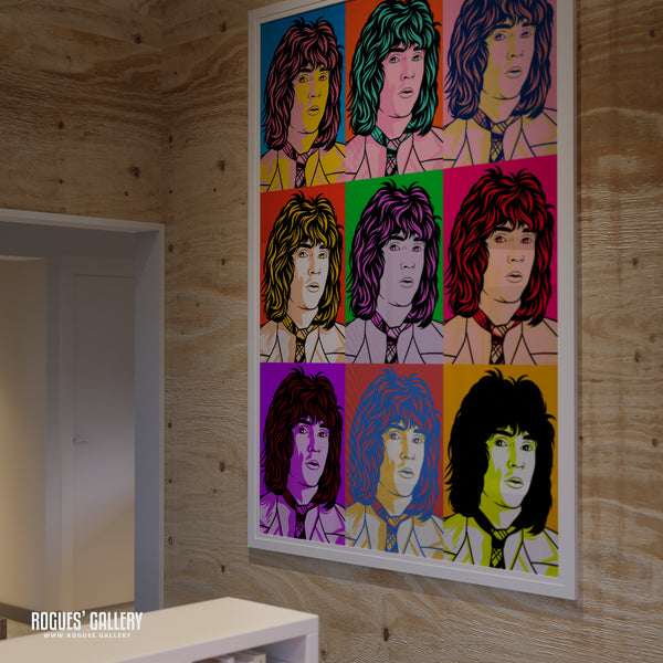 80s Retro Project: Russell Mael of Sparks - A3, A2, A1 or A0 Pop Art Prints