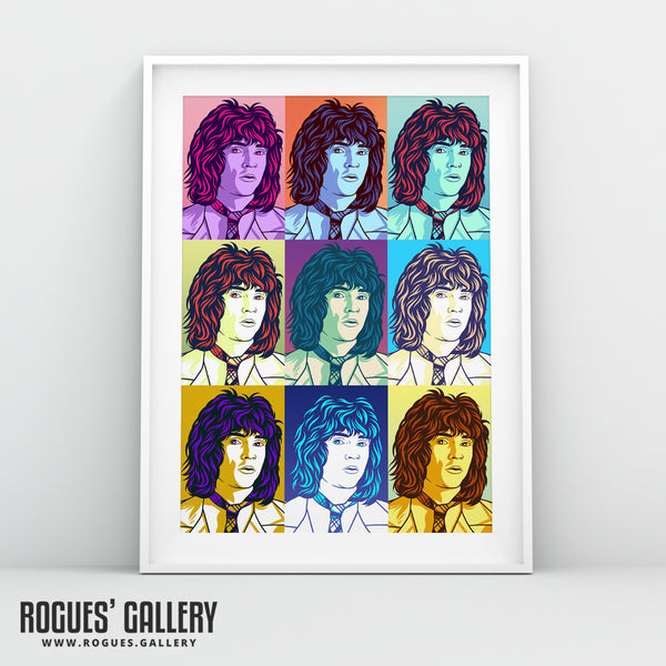 80s Retro Project: Russell Mael of Sparks - A3, A2, A1 or A0 Pop Art Prints