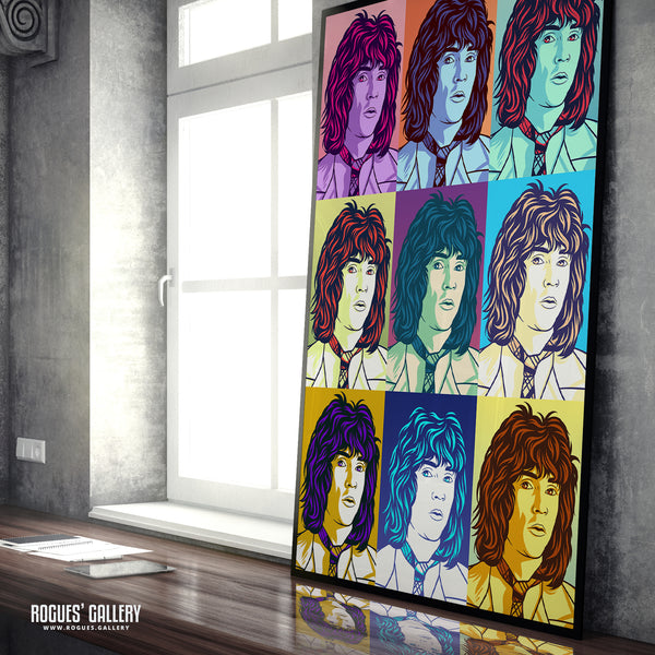 80s Retro Project: Russell Mael of Sparks - A3, A2, A1 or A0 Pop Art Prints