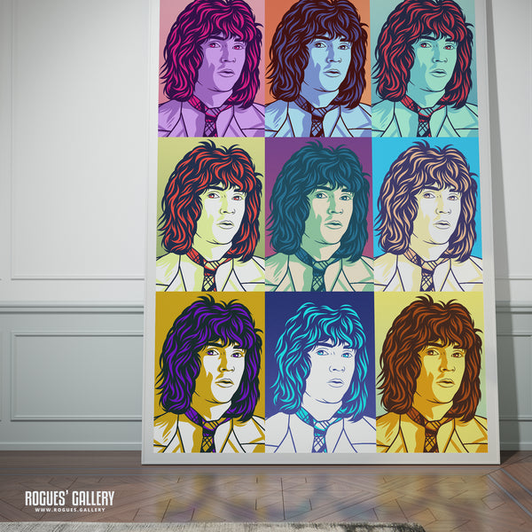 80s Retro Project: Russell Mael of Sparks - A3, A2, A1 or A0 Pop Art Prints