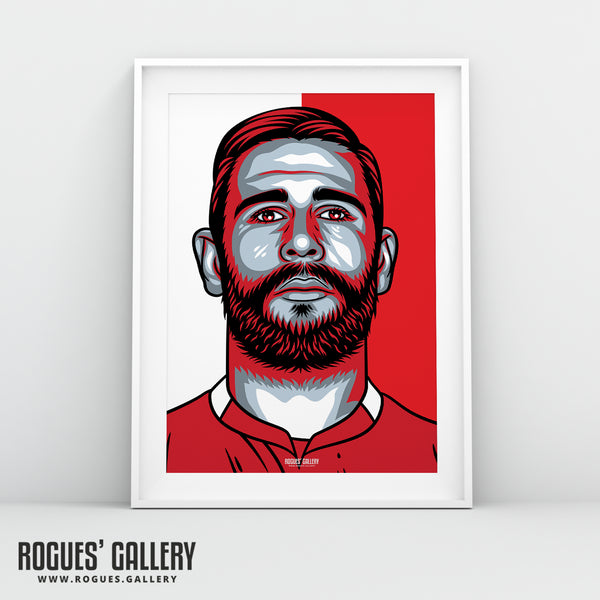 Steve Cook - Nottingham Forest - A0, A1, A2 or A3 #GetBehindTheLads Icon Prints