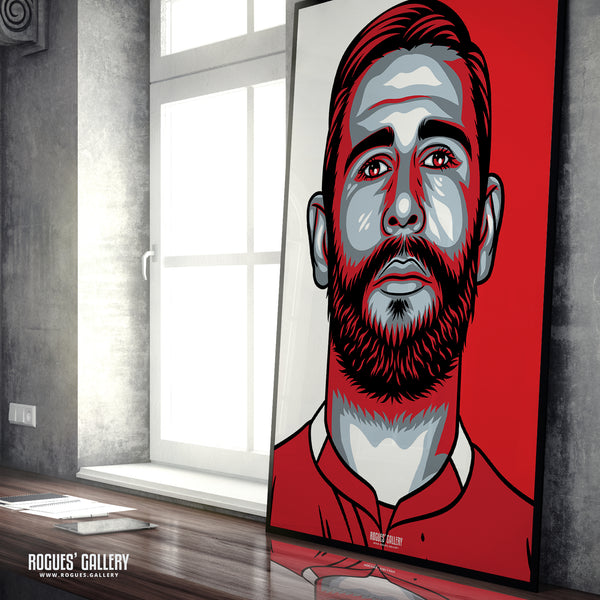 Steve Cook - Nottingham Forest - A0, A1, A2 or A3 #GetBehindTheLads Icon Prints