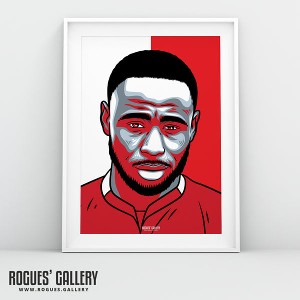 Keinan Davis - Nottingham Forest - A0, A1, A2 or A3 #GetBehindTheLads Icon Prints