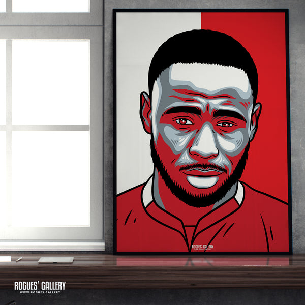 Keinan Davis - Nottingham Forest - A0, A1, A2 or A3 #GetBehindTheLads Icon Prints