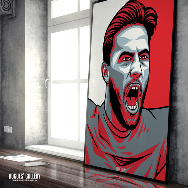 Philip Zinckernagel - Nottingham Forest - A0, A1, A2 or A3 #GetBehindTheLads Icon Prints