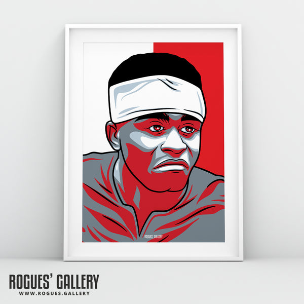 Bandaged Brice Samba - Nottingham Forest - A0, A1, A2 or A3 #GetBehindTheLads Icon Prints