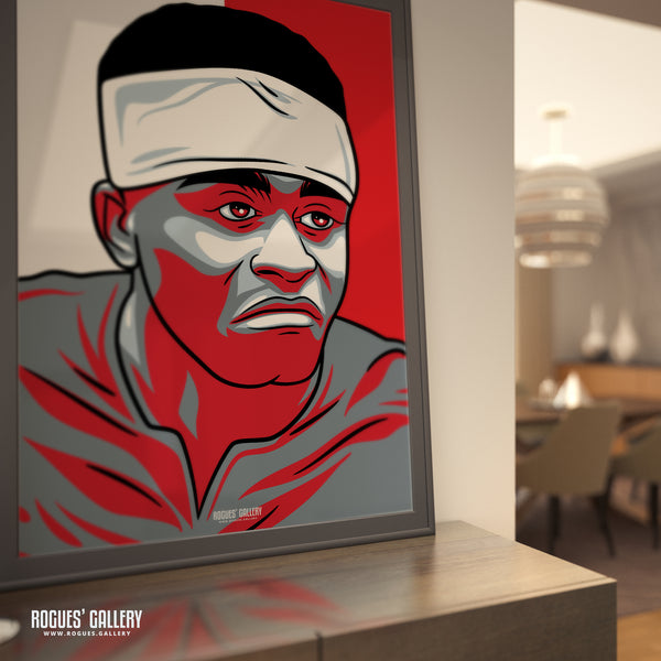 Bandaged Brice Samba - Nottingham Forest - A0, A1, A2 or A3 #GetBehindTheLads Icon Prints