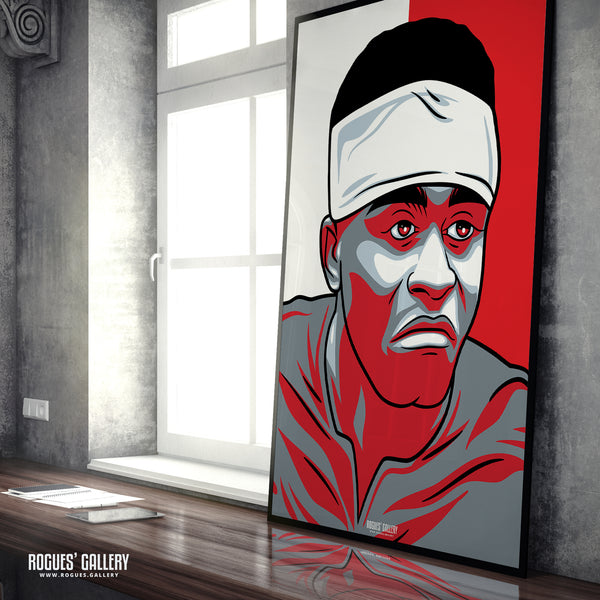 Bandaged Brice Samba - Nottingham Forest - A0, A1, A2 or A3 #GetBehindTheLads Icon Prints