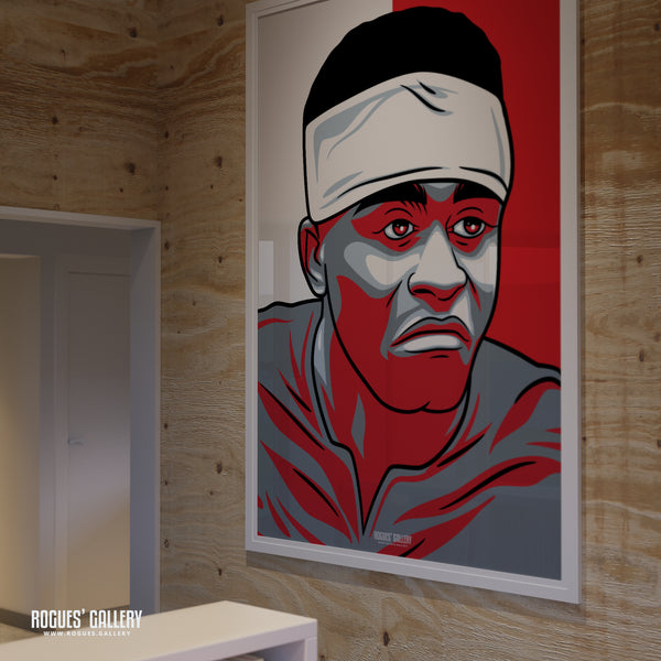 Bandaged Brice Samba - Nottingham Forest - A0, A1, A2 or A3 #GetBehindTheLads Icon Prints