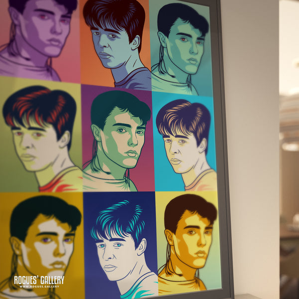 80s Retro Project: Tears For Fears - A3, A2, A1 or A0 Pop Art Prints