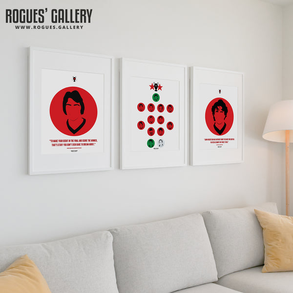 SPECIAL MIRACLE MEN BUNDLE - The Complete Iconic 40th Anniversary Team Print Collection - A3