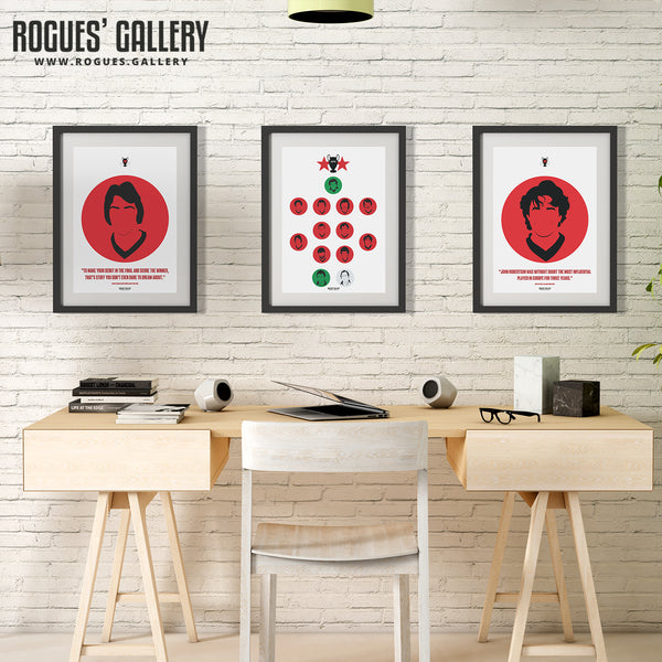 SPECIAL MIRACLE MEN BUNDLE - The Complete Iconic 40th Anniversary Team Print Collection - A3